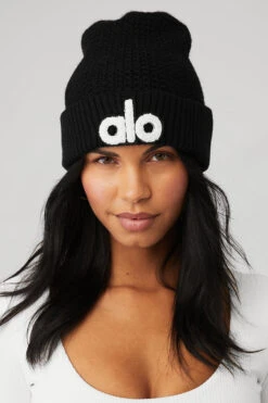 Cool Skies Beanie - Black -Attire Mew Sales A0036U 01 b1 a1 m18