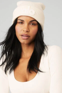 Cool Skies Beanie - Ivory -Attire Mew Sales A0036U 03299 b1 a1 1 m18