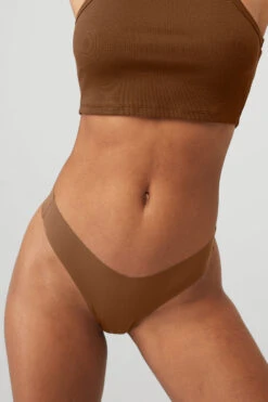 Airbrush Invisible Thong - Cinnamon Brown -Attire Mew Sales A0082W 04455 b1 s1 a4 1 m18