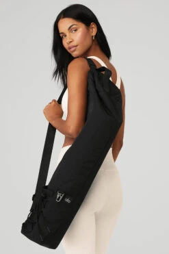 Yoga Mat Bag - Black -Attire Mew Sales A0158U 01 b1 a3 m18