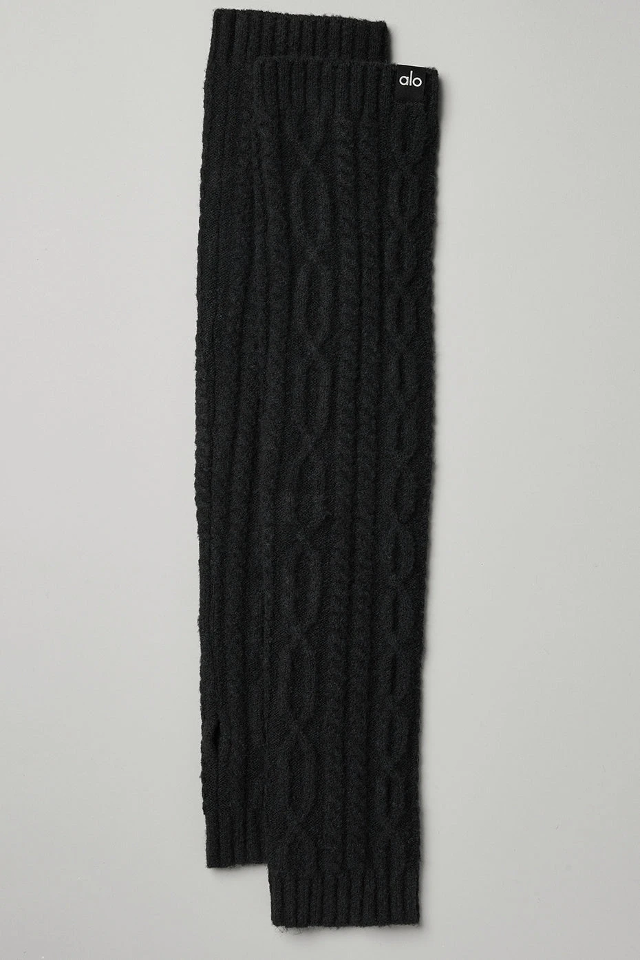 Cable Knit Arm Warmers - Black 1 Cable Knit Arm Warmers - Black