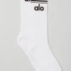 Unisex Throwback Sock - White/Black