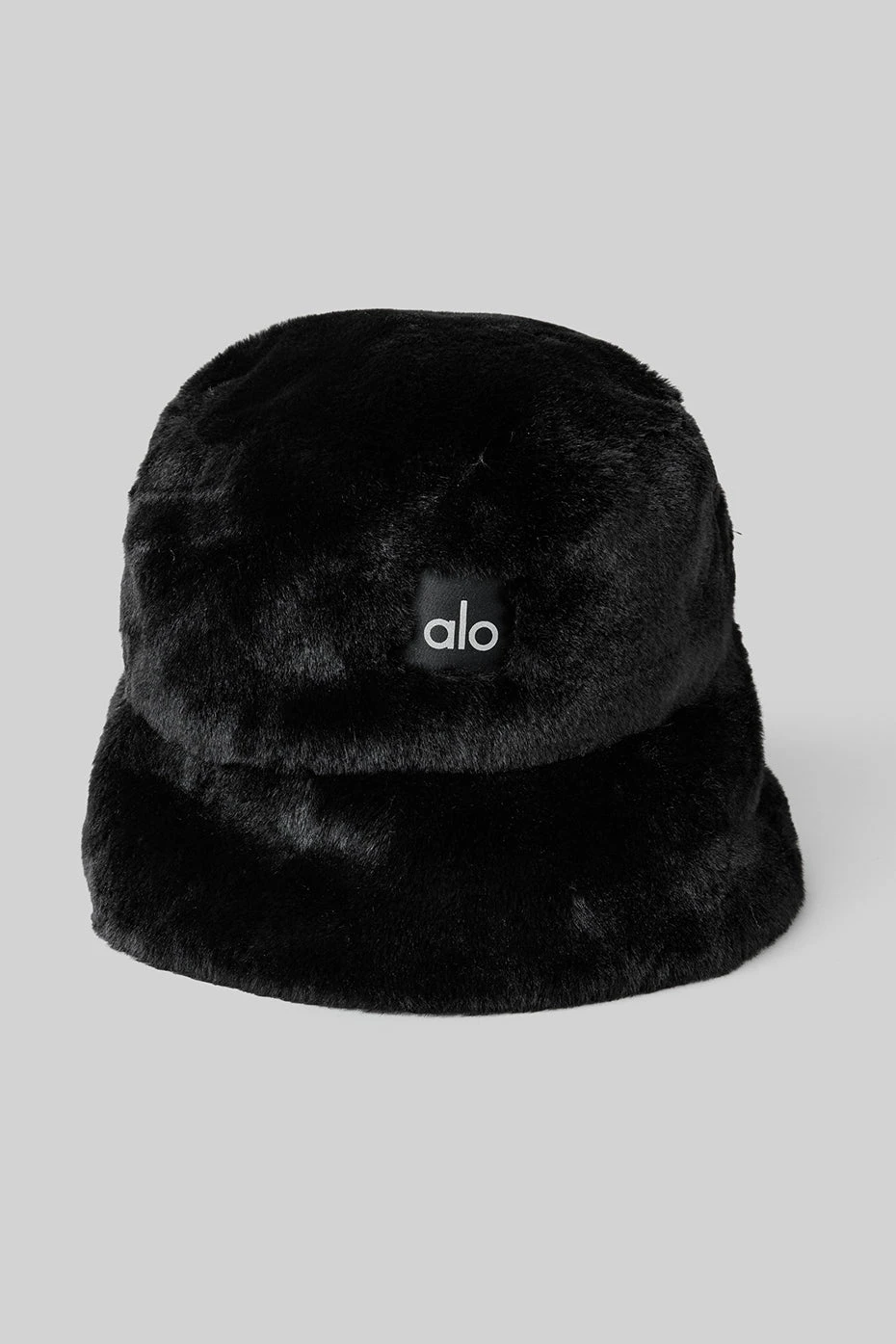 Faux Fur Bucket Hat - Black 1 Faux Fur Bucket Hat - Black