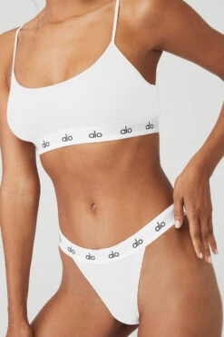 Icon French Cut Thong - White 7 Icon French Cut Thong - White -Attire Mew Sales A0394W 00 b1 s1 a4 1 m18