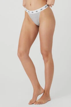 Icon French Cut Thong - Athletic Heather Grey 6 Icon French Cut Thong - Athletic Heather Grey -Attire Mew Sales A0394W 02910 b1 s1 a3 1 m89