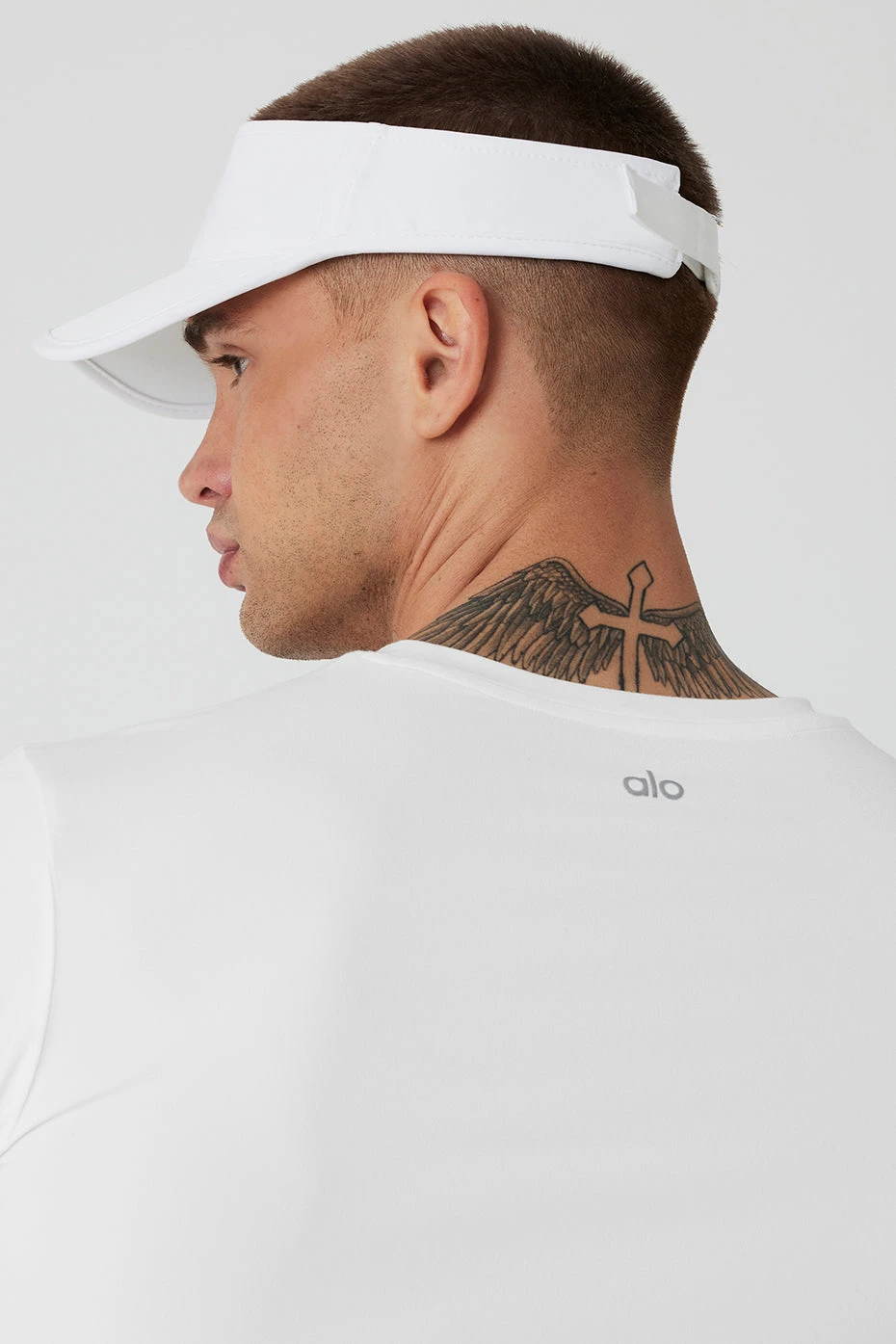 Performance Eclipse Visor - White 6 Performance Eclipse Visor - White - Image 6