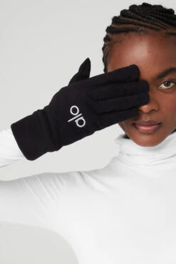 Performance Fleece Gloves - Black -Attire Mew Sales A0434U 01 b1 s1 a2 1 m100