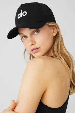 District Trucker Hat - Black/White -Attire Mew Sales A0467U 0100 b1 a1 m131