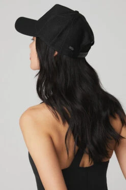 District Trucker Hat - Black -Attire Mew Sales A0467U 01 b1 a3 m54