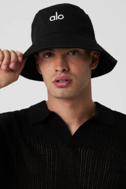 Weekender Bucket Hat - Black -Attire Mew Sales A0519U 01 b1 s1 a1 2 m18