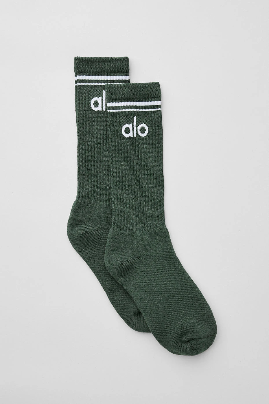 Unisex Throwback Sock - Dark Cactus/White 1 Unisex Throwback Sock - Dark Cactus/White