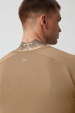 The Triumph Crew Neck Tee - Gravel -Attire Mew Sales M1133R 01347 b1 s3 a4 1 m108