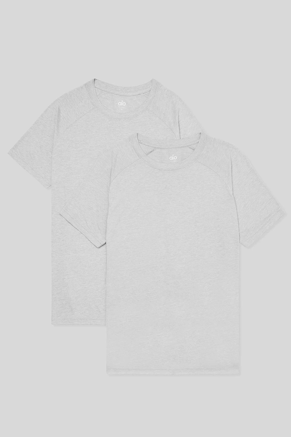 Triumph Crew Neck Tee (2 Pack) - Athletic Heather Grey 1 Triumph Crew Neck Tee (2 Pack) - Athletic Heather Grey