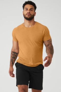 The Triumph Crew Neck Tee - Toffee