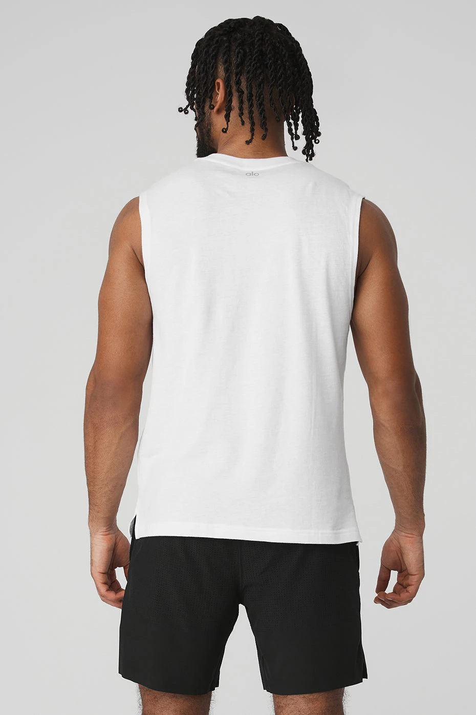The Triumph Muscle Tank - White 2 The Triumph Muscle Tank - White - Image 2