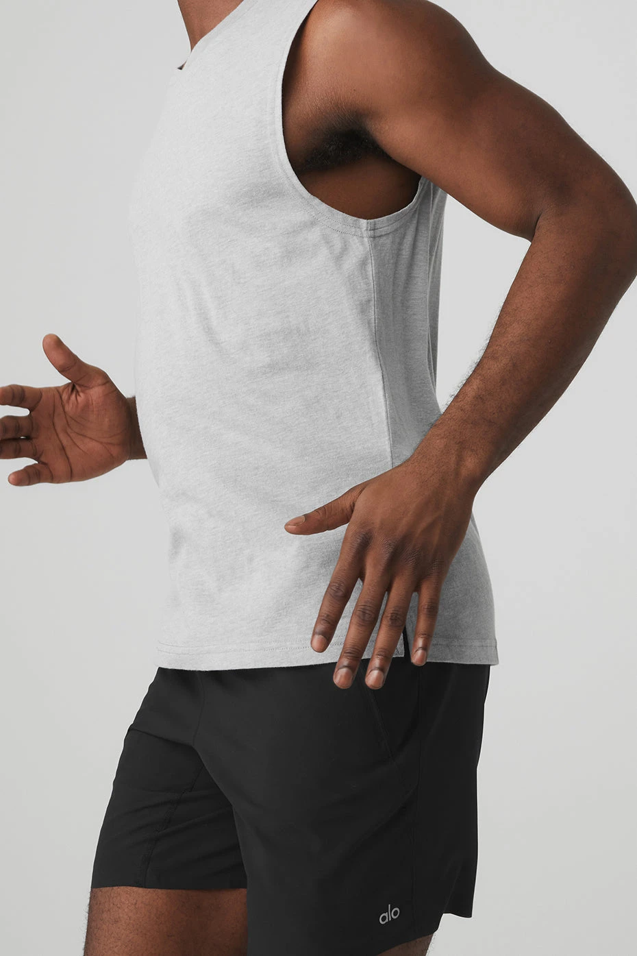 The Triumph Muscle Tank - Athletic Heather Grey 4 The Triumph Muscle Tank - Athletic Heather Grey - Image 4