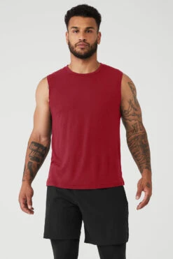 The Triumph Muscle Tank - Victory Red