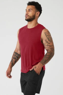 The Triumph Muscle Tank - Victory Red -Attire Mew Sales M2033R 04590 b1 s3 a3 1 m130