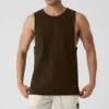 Society Raw Edge Tank - Espresso