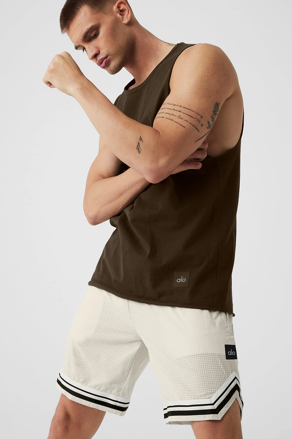 Society Raw Edge Tank - Espresso 3 Society Raw Edge Tank - Espresso - Image 3