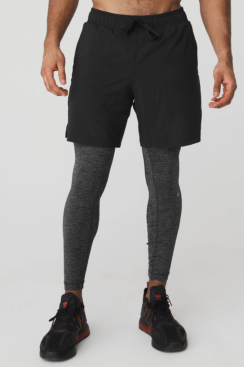 Stability 2-In-1 Pant - Black/Dark Grey Marl 1 Stability 2-In-1 Pant - Black/Dark Grey Marl