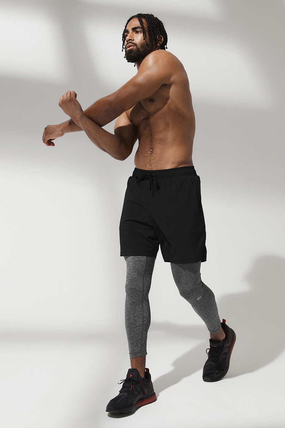 Stability 2-In-1 Pant - Black/Dark Grey Marl 5 Stability 2-In-1 Pant - Black/Dark Grey Marl - Image 5