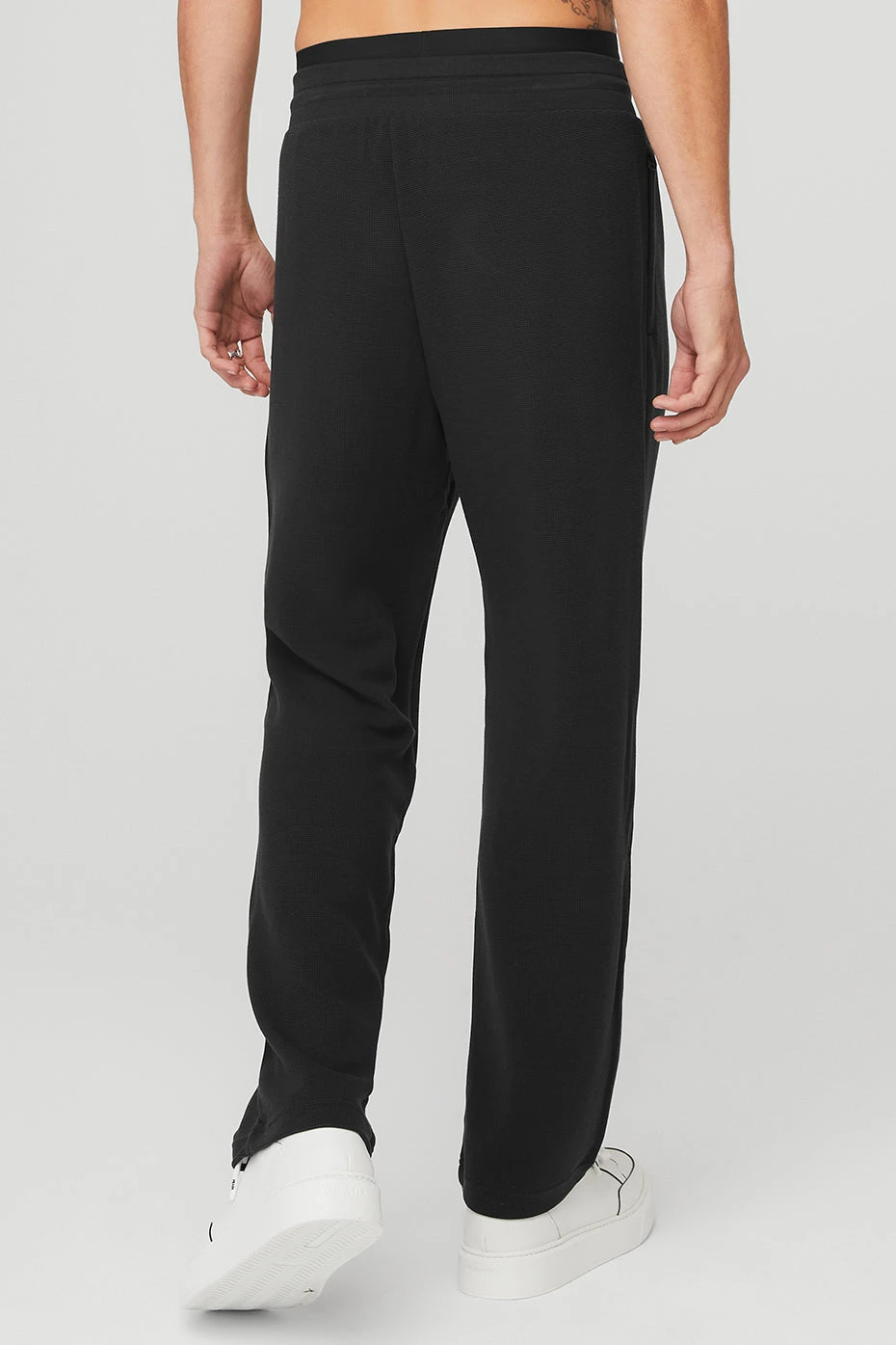 Micro Waffle Fast Break Sweatpant - Black 2 Micro Waffle Fast Break Sweatpant - Black - Image 2