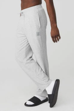 Micro Waffle Fast Break Sweatpant - Athletic Heather Grey -Attire Mew Sales M5113R 02910 b1 s3 a2 1 m12