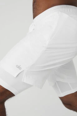 7" Unity 2-In-1 Short - White/White 9 7" Unity 2-In-1 Short - White/White -Attire Mew Sales M6060R 0000 b1 s3 a4 1 m93