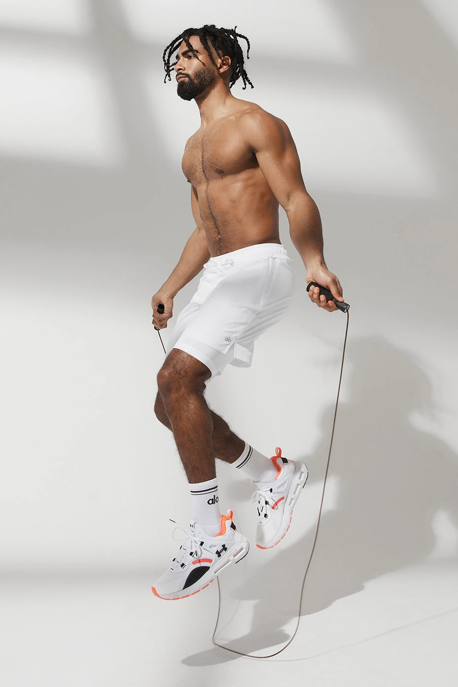 7" Unity 2-In-1 Short - White/White 6 7" Unity 2-In-1 Short - White/White - Image 6