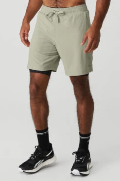 7'' Unity 2 In 1 Short - Limestone/Black -Attire Mew Sales M6060R 04484 b1 s3 a2 1 m93