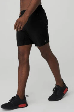 7” Advance 2-In-1 Short - Black -Attire Mew Sales M6070R 01 b1 s3 a2 1 m12