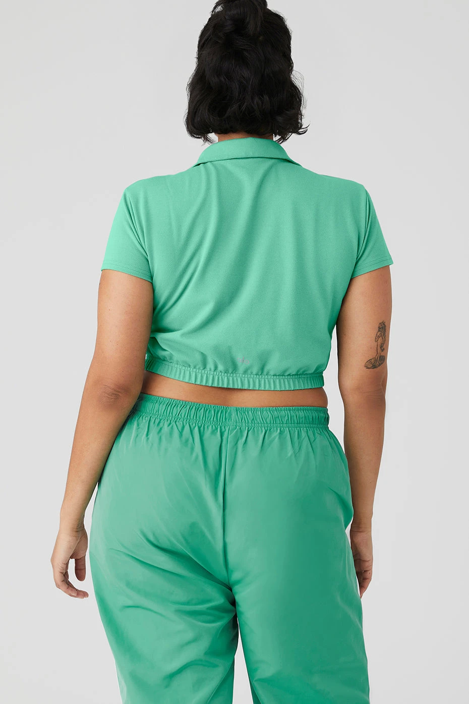 Cropped Prestige Polo - Lettuce 7 Cropped Prestige Polo - Lettuce - Image 7