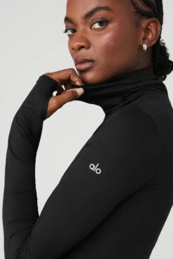 Alosoft Refine Turtleneck - Black 7 Alosoft Refine Turtleneck - Black -Attire Mew Sales W3697R 01 b1 s1 a4 1 m100