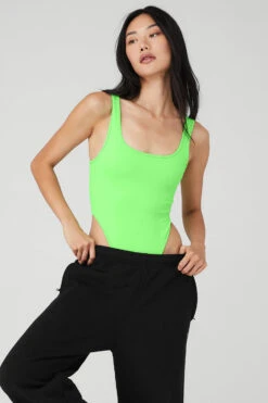 Airbrush Hot Shot Bodysuit - Green Glow -Attire Mew Sales W8132R 04565 b1 s1 a1 1 m54 1