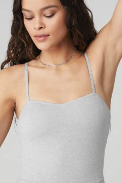 Alosoft Courtside Tennis Dress - Athletic Heather Grey -Attire Mew Sales W8134R 02910 b1 s1 a4 2 m90