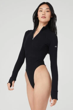 Rise-Up Long Sleeve Bodysuit - Black -Attire Mew Sales W8150R 01 b1 s1 a3 1 m54 22dbc32f f0ca 4b8d 8285 9176715583a2