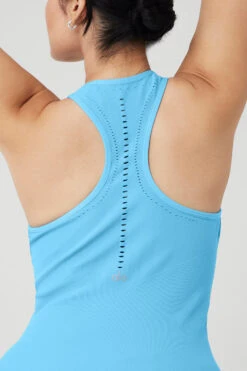 Seamless Open Air Racerback Dress - Azure Blue -Attire Mew Sales W8158R 04830 b1 s4 a4 2 m29 3d1961e5 ecc7 4244 9039 fe0d38df5669