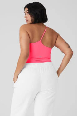 Airlift Plie Bodysuit - Fluorescent Pink Coral -Attire Mew Sales W8162R 04682 b1 s4 a2 1 m127