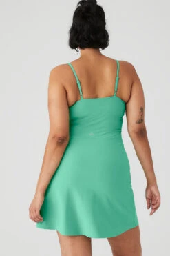 Alosoft Courtside Tennis Dress - Lettuce -Attire Mew Sales W8176R 04678 b1 s4 a2 1 m127