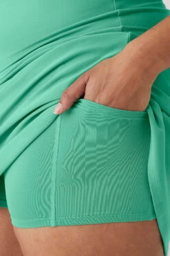 Alosoft Courtside Tennis Dress - Lettuce -Attire Mew Sales W8176R 04678 b1 s4 a4 1 m127