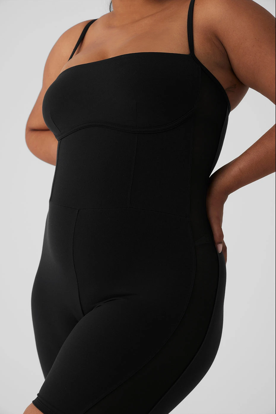 Airbrush Mesh Everlasting Onesie - Black 9 Airbrush Mesh Everlasting Onesie - Black - Image 9