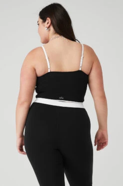 Airbrush Streamlined Bra Tank - Black/White 16 Airbrush Streamlined Bra Tank - Black/White -Attire Mew Sales W9538R 0100 b1 s4 a3 1 m29