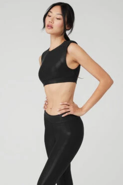 Super Shine Flash Bra - Black -Attire Mew Sales W9575R 01 b1 s1 a3 1 m54