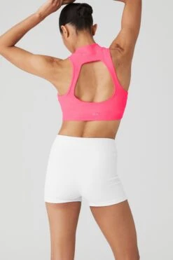 Goddess Rib Cropped Dynamite Tank - Fluorescent Pink Coral 11 Goddess Rib Cropped Dynamite Tank - Fluorescent Pink Coral -Attire Mew Sales W9580R 04682 b1 s1 a2 1 m141