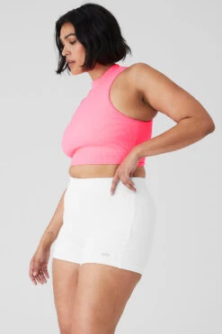 Goddess Rib Cropped Dynamite Tank - Fluorescent Pink Coral 16 Goddess Rib Cropped Dynamite Tank - Fluorescent Pink Coral -Attire Mew Sales W9580R 04682 b1 s4 a3 1 m127