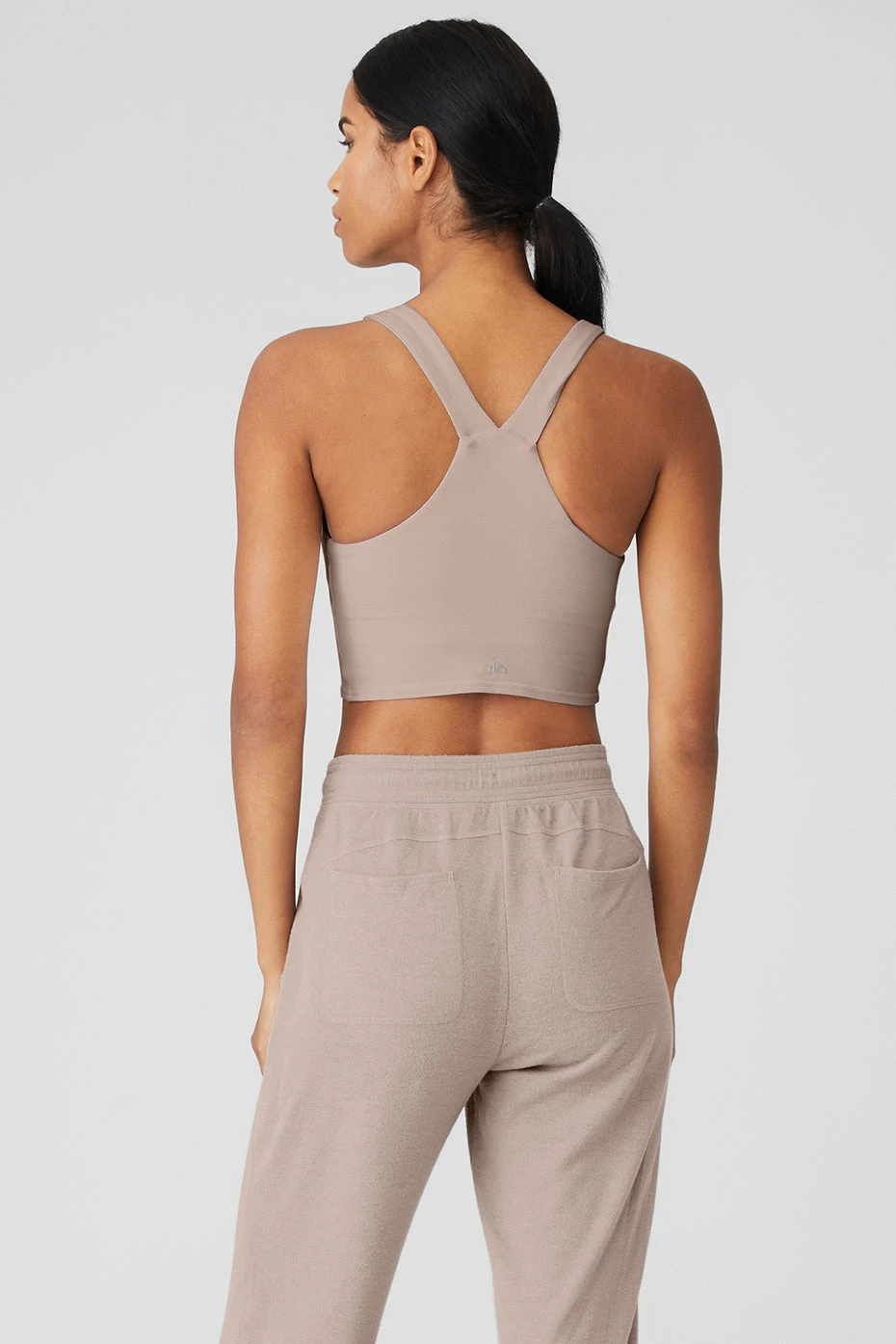 Airbrush Real Bra Tank - Taupe 2 Airbrush Real Bra Tank - Taupe - Image 2