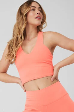 Airbrush Real Bra Tank - Candy Orange -Attire Mew Sales W9587R 04827 b1 s1 a4 2 m89