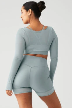 Airlift Long Sleeve Ballet Dream Bra - Cosmic Grey 18 Airlift Long Sleeve Ballet Dream Bra - Cosmic Grey -Attire Mew Sales W9605R 04681 b1 s4 a2 1 m135