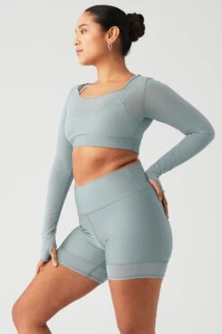 Airlift Long Sleeve Ballet Dream Bra - Cosmic Grey 19 Airlift Long Sleeve Ballet Dream Bra - Cosmic Grey -Attire Mew Sales W9605R 04681 b1 s4 a3 1 m135